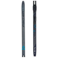 Classic style nordic skis with climbing support