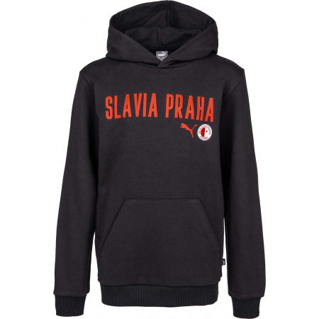 Puma Slavia Prague Graphic Hoody Jr DGRY - Bluza chłopięca