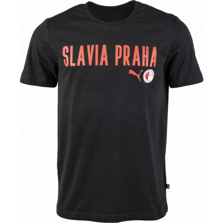 Puma Slavia Prague Graphic Tee DBLU - Tricou de bărbați