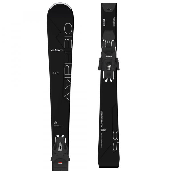 Elan AMPHIBIO S8 PS+EL 10 Пистови ски, черно, размер