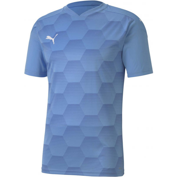 Puma TEAMFINAL 21 GRAPHIC JERSEY Férfi sportpóló, kék, méret S