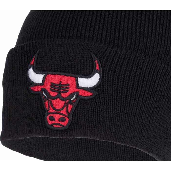 New Era Jake Cuff Knit Chicago Bulls Beanie (red)