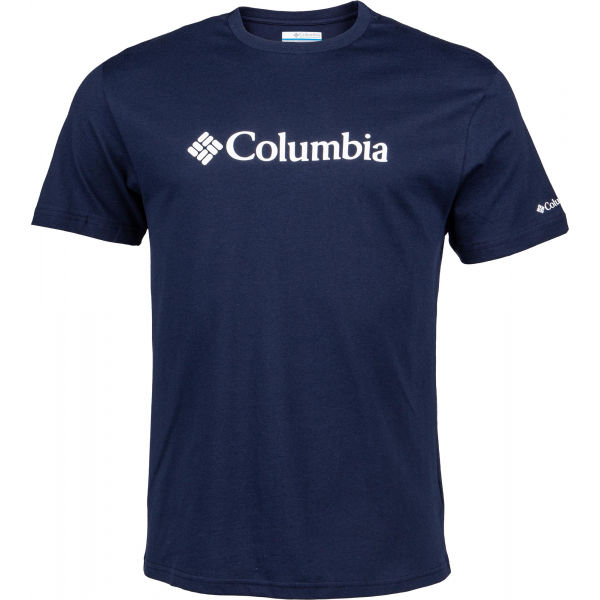 Columbia CSC BASIC LOGO TEE Férfi póló, sötétkék, méret