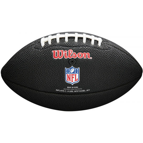 Wilson MINI NFL TEAM SOFT TOUCH FB BL Топка за американски футбол, черно, Veľkosť Os