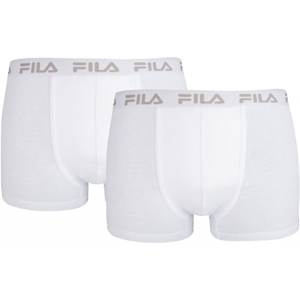 Fila MAN BOXERS 2 PACK Мъжки боксерки, бяло, размер