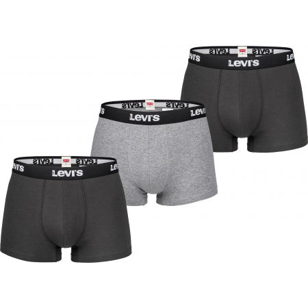Levi's® MEN BACK IN SESSION TRUNK 3P - Pánské boxerky
