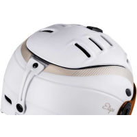 Women's ski helmet with visor