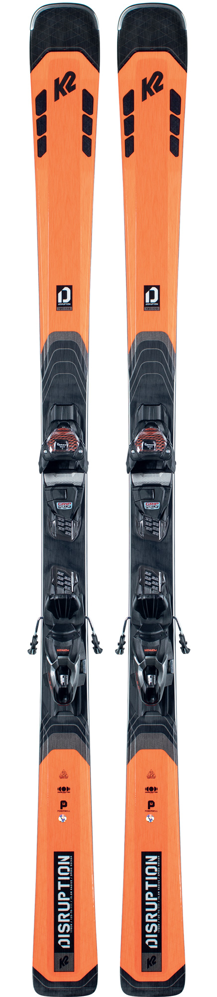 Men’s allmountain skis with binding