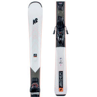 Women’s allmountain skis with binding