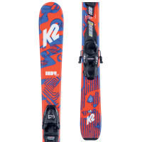 Kids’ allmountain skis with binding