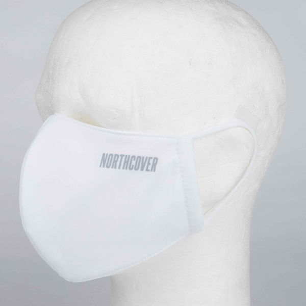 Northfinder 3 LAYERS ANTIBACTERIAL COTTON MASK Защитна маска, бяло, Veľkosť L
