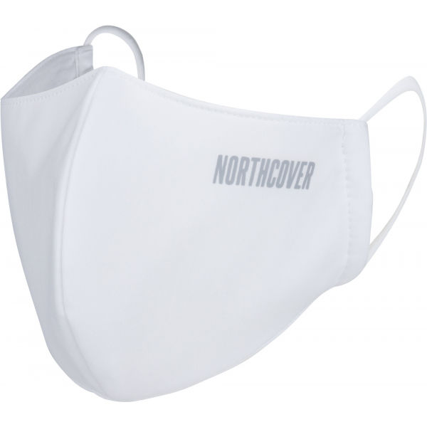 Northfinder 3 LAYERS ANTIBACTERIAL COTTON MASK Gesichtsmaske, Weiß, Größe L