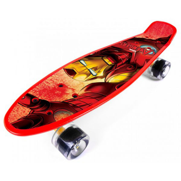 Disney IRON MAN Skateboard, Rot, Größe Os