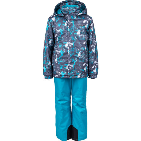 ALPINE PRO BORO Kinder Skikombination, Blau, Größe 140-146