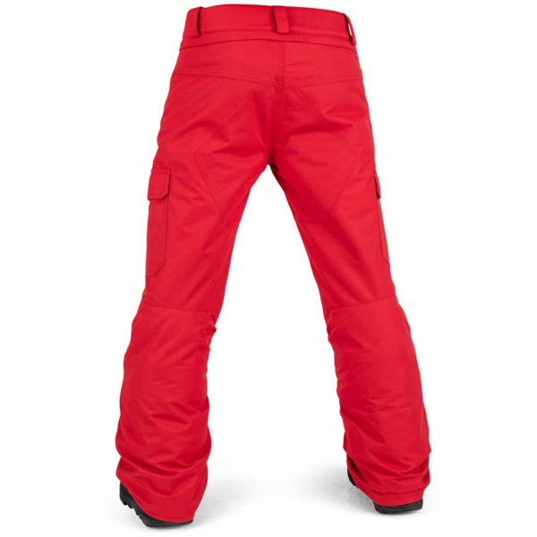 Volcom CARGO INS Детски зимни панталони, червено, Veľkosť L