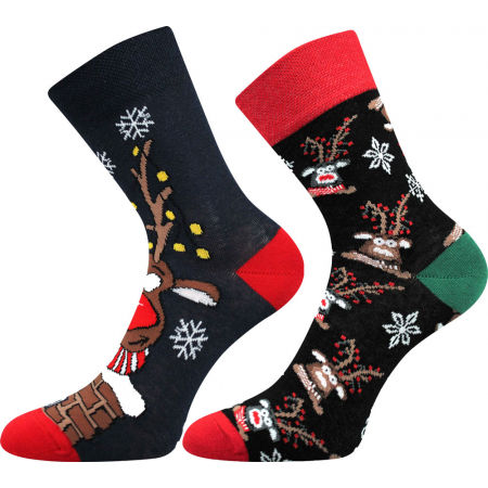 Lonka CHRISTMAS REINDEER 2P - Ponožky