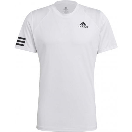 adidas CLUB 3 STRIPES TENNIS T-SHIRT - Pánské tenisové tričko