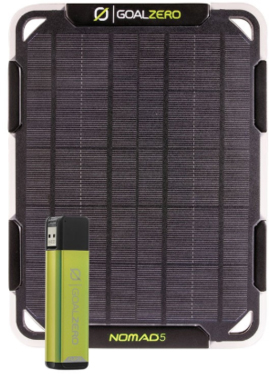 Solární panel s power bankou