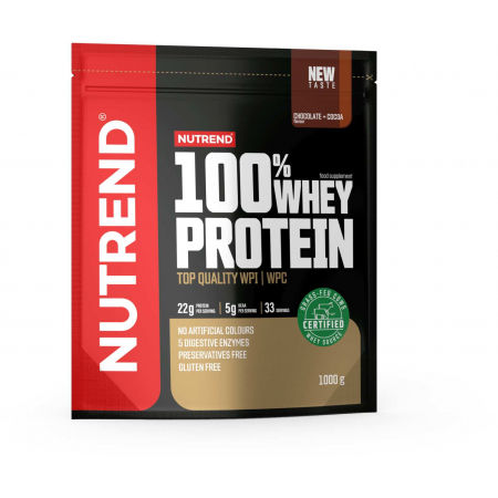 Protein - Nutrend 100% WHEY PROTEIN 1000 g ČOKOLÁDA + KAKAO