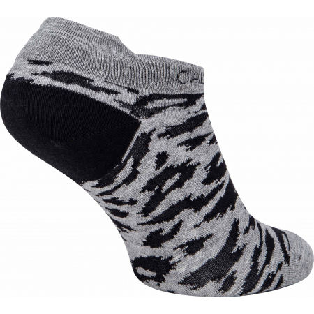 Dámské ponožky - Calvin Klein WOMEN LINER 2P LEOPARD BACK TAB - 5