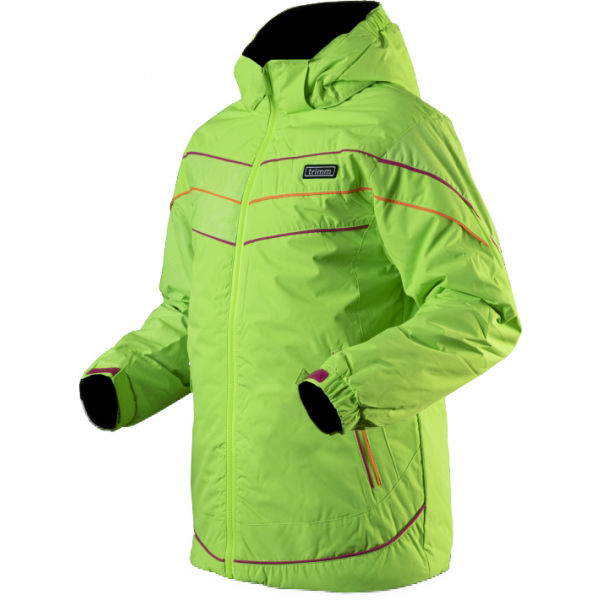 TRIMM RITA Skijacke Für Mädchen, Reflektierendes Neon, Größe 116