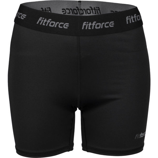 Fitforce SOLTE Дамски фитнес шорти, черно, размер