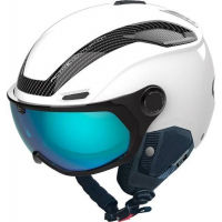 Downhill helmet with visor