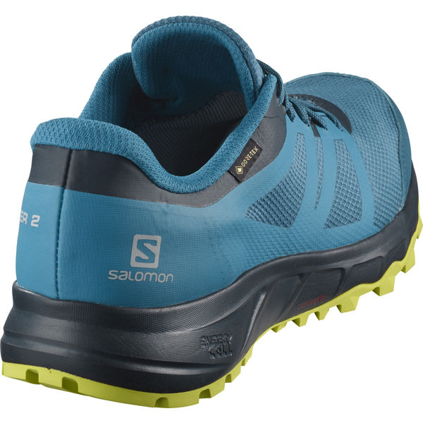 Salomon TRAILSTER 2 GTX Herren Trailrunning Schuhe, Blau, Größe 44 2/3