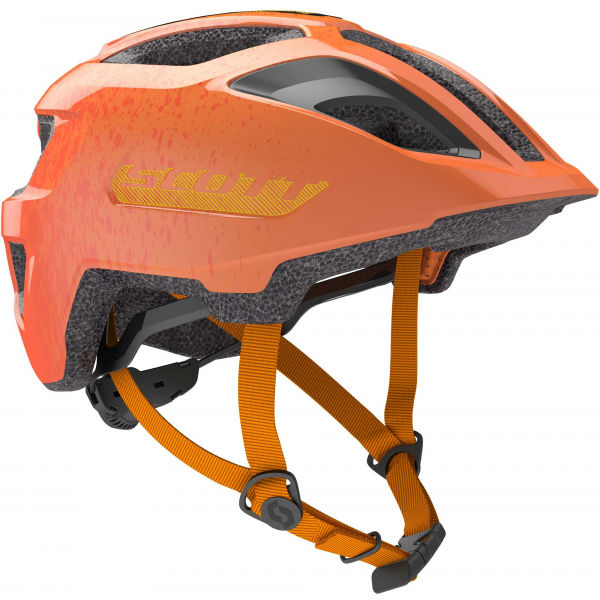 Scott SPUNTO JR Gyerek kerékpáros sisak, narancssárga, méret (50 - 56)