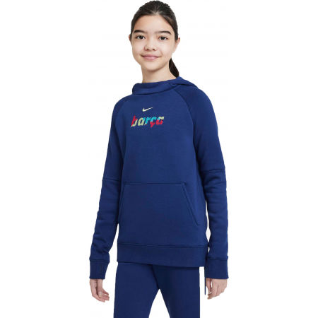 Nike FCB Y NK GFA FLC PO HOOD - Sweatshirt für Mädchen