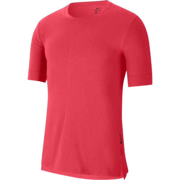 Nike DF TOP SS YOGA M Мъжка тениска за тренировки, розово, размер