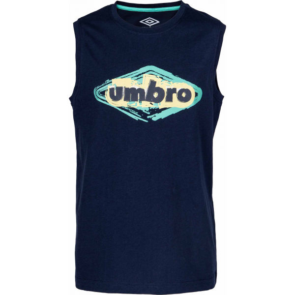 Umbro YORK Fiú ujjatlan felső, sötétkék, méret 116-122