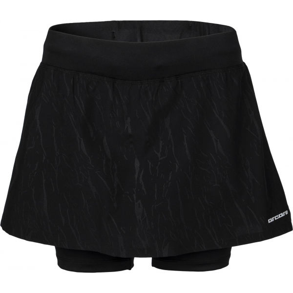 Arcore FOGGIA Дамска пола с шорти за бягане, черно, Veľkosť M