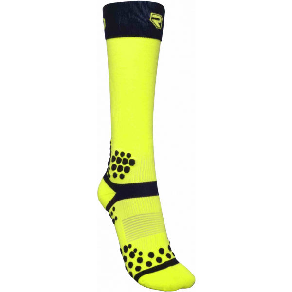 Runto PRESS 2 Компресиращи  дълги чорапи, жълто, Veľkosť 36-39