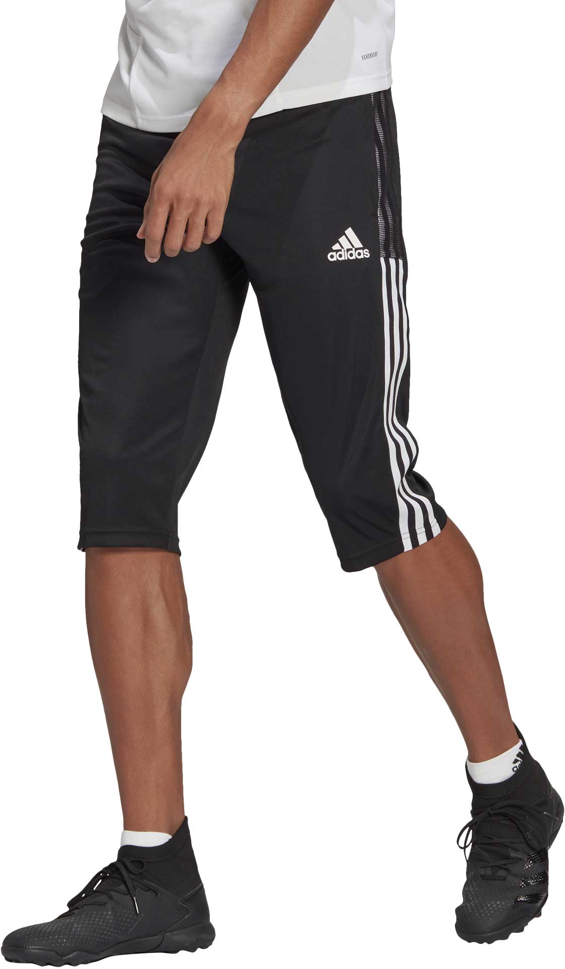 Férfi futball melegítőnadrág rövidített hosszal