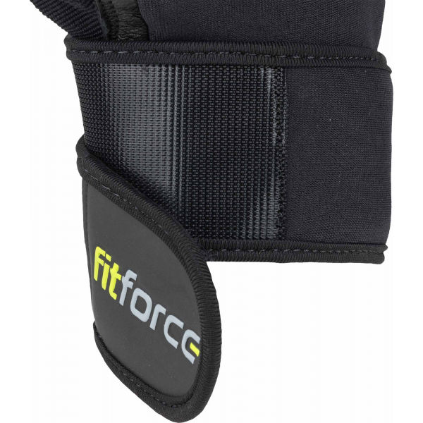 Fitforce LINEAR Fitness Handschuhe, Schwarz, Größe S