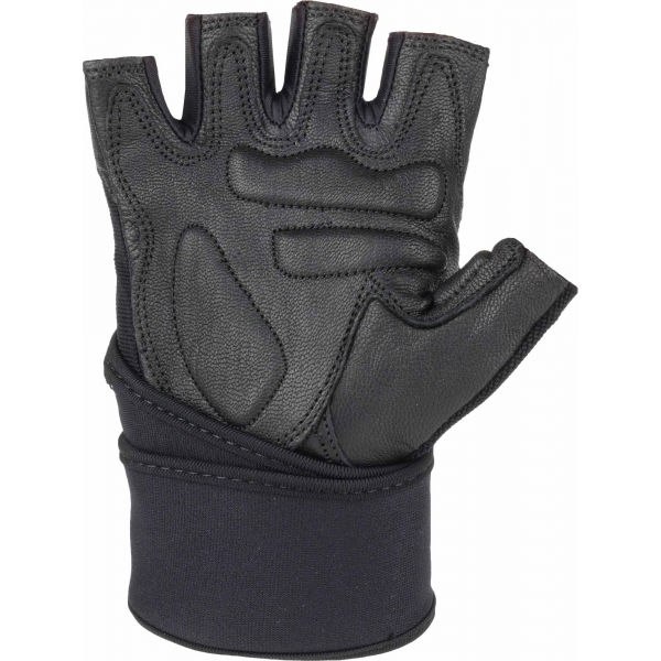 Fitforce LINEAR Fitness Handschuhe, Schwarz, Größe L