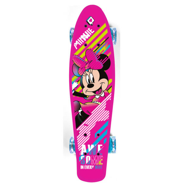 Disney MINNE II Skateboard, Rosa, Größe Os