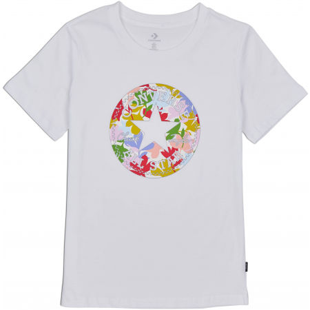 Converse FLOWER VIBES CHUCK PATCH CLASSIC TEE - Dámské tričko