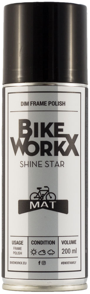 Bike polish for matte frames