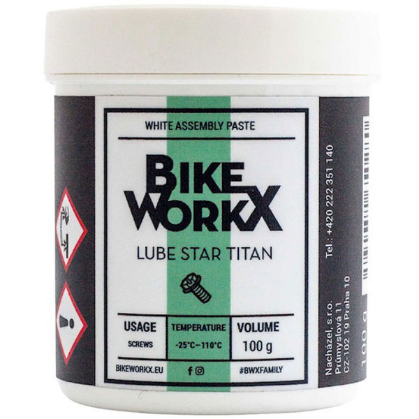 Bikeworkx LUBE STAR TITAN 100g Montážna Pasta, , Veľkosť Os