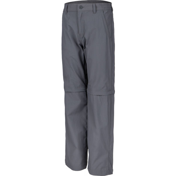 Columbia SILVER RIDGE IV CONVERTIBLE PANT Панталони за момчета, тъмносиво, размер