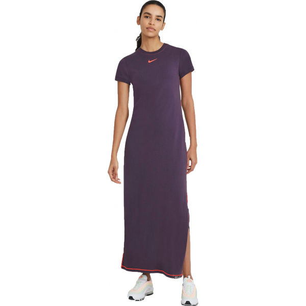Nike NSW ICN CLSH MAXI DRESS W Дамска рокля, тъмносин, размер