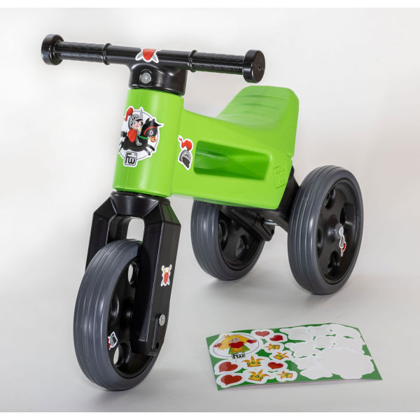 FUNNY WHEELS RIDER SUPERSPORT Детско балансиращо колело, зелено, Veľkosť Os