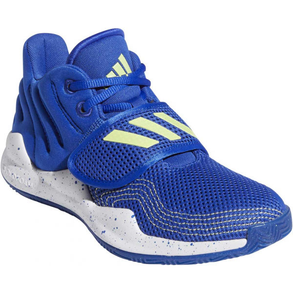 Adidas DEEP THREAT PRIMEBLUE J Детски баскетболни обувки, синьо, Veľkosť 38 2/3