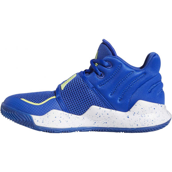 Adidas DEEP THREAT PRIMEBLUE J Детски баскетболни обувки, синьо, Veľkosť 38 2/3