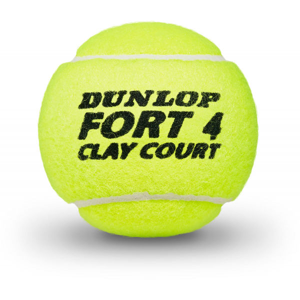 Dunlop FORT CLAY COURT 4 KS Тенис топки, микс, Veľkosť Os
