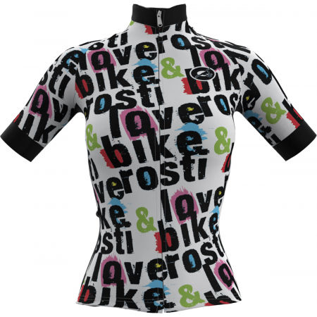 Rosti W BIKE AND LOVE - Women’s cycling jersey