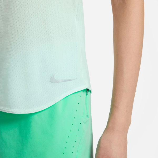 Nike BREATHE COOL Damen Sporttrikot, Hellgrün, Größe M