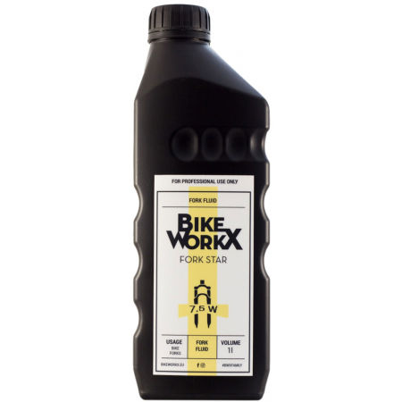 Bikeworkx FORK STAR 7,5W 1L - Tlumičový (vidlicový) olej
